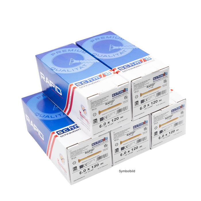 Schraubenprobierpaket Tischler